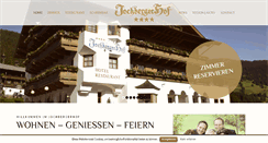 Desktop Screenshot of jochbergerhof.at